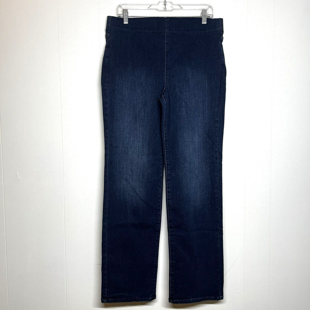 NYDJ Women's Straight Leg Jeans - Midnight Indigo